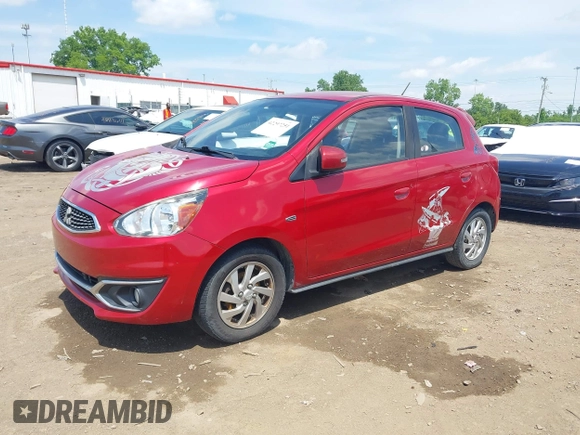 2018 Mitsubishi Mirage SE with VIN ML32A4HJ0JH004436, listed as a IAAI auction lot 42297251 with 105,442 mi miles and . Bid and sale history available at DreamBid. Image 2.