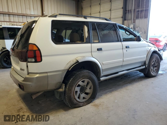 2003 Mitsubishi Montero Sport XLS with VIN JA4MT31R53J038615, listed as a Copart auction lot 48608875 with 154,874 mi miles and Salvage Title. Bid and sale history available at carsss.com. Image 3.