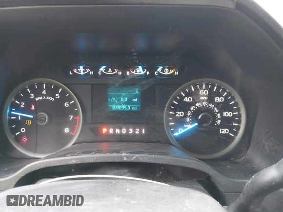 2017 Ford F-150 XL with VIN 1FTEW1C88HKD75257, listed as a IAAI auction lot 41516407 with 107,099 mi miles and . Bid and sale history available at DreamBid. Image 7.