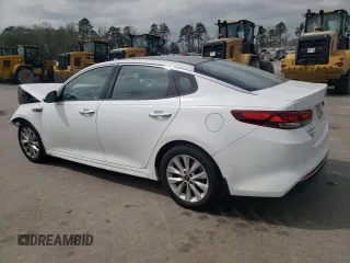 2018 Kia Optima S with VIN 5XXGT4L35JG247016, listed as a Copart auction lot 49887855 with 116,295 mi miles and Salvage title. Bid and sale history available at DreamBid. Image 2.