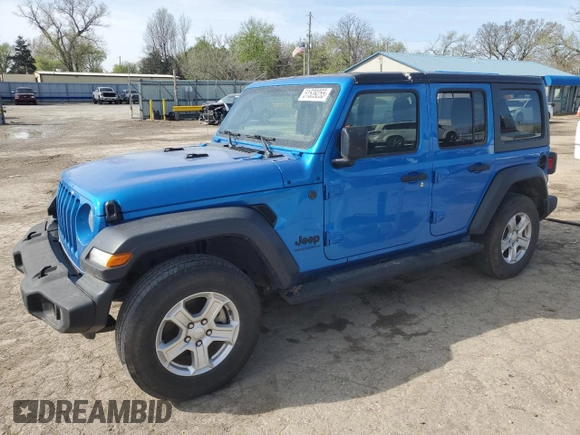 2023 Jeep Wrangler Sport S with VIN 1C4HJXDN3PW503284, listed as a Copart auction lot 51539255 with 31,856 mi miles and Salvage title. Bid and sale history available at DreamBid. Image 1.