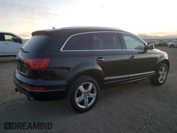 2013 Audi Q7 3.0L TDI Premium Plus with VIN WA1LMAFE7DD009264, listed as a Copart auction lot 82715834 with 117,856 mi miles and Clean Title. Bid and sale history available at carsss.com. Image 3.