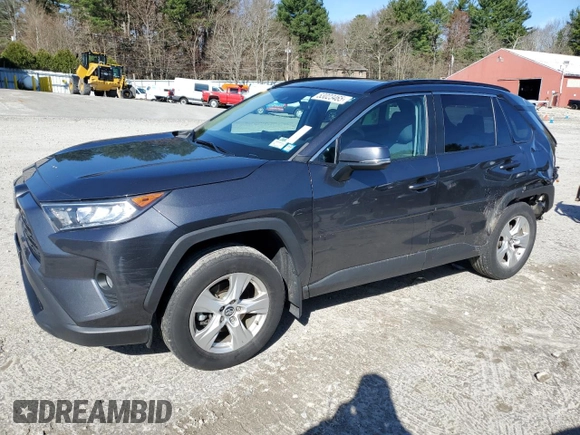 2019 Toyota RAV4 XLE with VIN 2T3P1RFV5KC047513, listed as a Copart auction lot 53023465 with 65,408 mi miles and Salvage Title. Bid and sale history available at carsss.com. Image 1.
