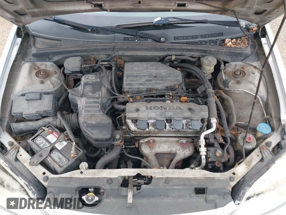 2003 Honda Civic LX with VIN 2HGES16533H571332, listed as a IAAI auction lot 42153221 with 202,926 mi miles. Bid and sale history available at carsss.com. Image 10.