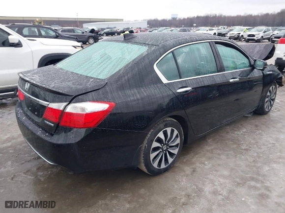2014 Honda Accord Hybrid with VIN 1HGCR6F39EA002145, listed as a IAAI auction lot 41574342 with 208,736 mi miles. Bid and sale history available at carsss.com. Image 4.
