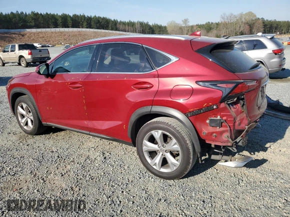 2017 Lexus NX with VIN JTJYARBZ7H2057700, listed as a Copart auction lot 50995685 with 97,895 mi miles and Salvage Title. Bid and sale history available at carsss.com. Image 2.