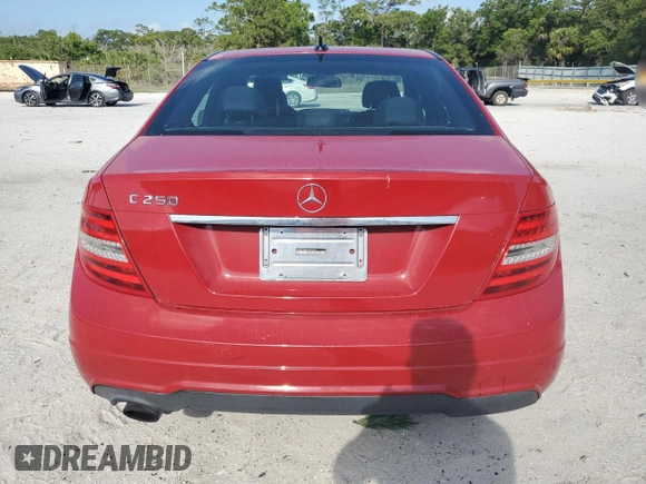 2013 Mercedes-Benz C-Class C 250 Sport with VIN WDDGF4HB9DA806032, listed as a Copart auction lot 52032625 with 129,803 mi miles and Salvage Title. Bid and sale history available at carsss.com. Image 6.