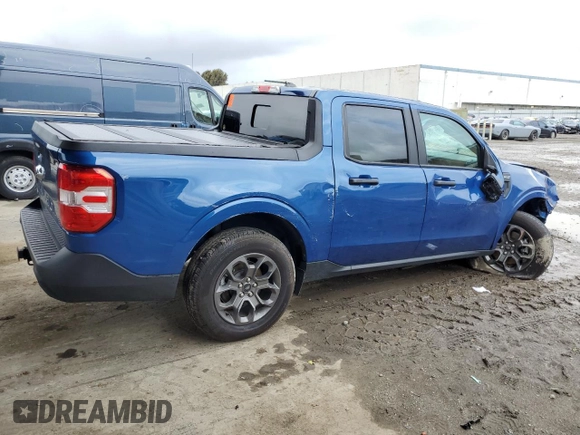 2023 Ford Maverick XL with VIN 3FTTW8E32PRA37588, listed as a Copart auction lot 49145195 with 9,946 mi miles and Salvage Title. Bid and sale history available at DreamBid. Image 3.