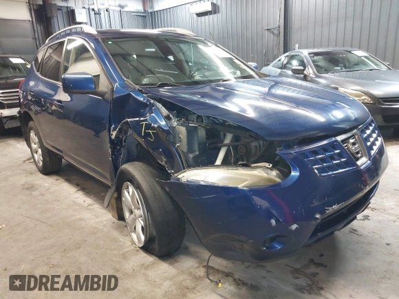 2008 Nissan Rogue SL with VIN JN8AS58V58W140411, listed as a IAAI auction lot 41823823 with 165,565 mi miles and . Bid and sale history available at DreamBid. Image 1.