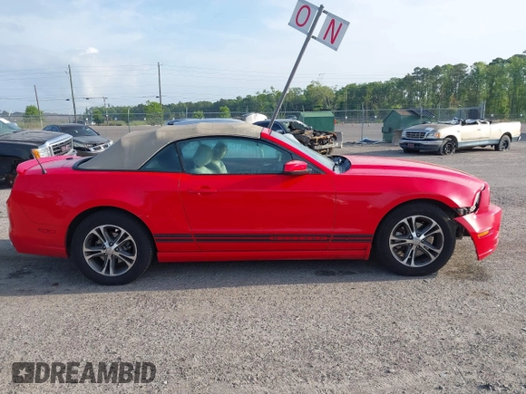 2014 Ford Mustang V6 with VIN 1ZVBP8EM9E5275890, listed as a IAAI auction lot 42101000 with 176,628 mi miles. Bid and sale history available at carsss.com. Image 13.