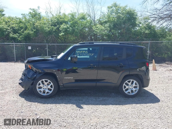 2018 Jeep Renegade Latitude with VIN ZACCJABB8JPH23377, listed as a IAAI auction lot 42142134 with 42,202 mi miles and . Bid and sale history available at DreamBid. Image 14.