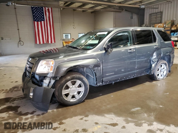 2013 GMC Terrain SLE with VIN 2GKFLREK9D6425802, listed as a Copart auction lot 47380455 with 90,497 mi miles and Salvage Title. Bid and sale history available at carsss.com. Image 1.
