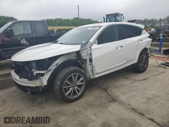 2021 Acura RDX Technology with VIN 5J8TC2H56ML030383, listed as a Copart auction lot 57360605 with 38,732 mi miles and Salvage title. Bid and sale history available at DreamBid. Image 1.