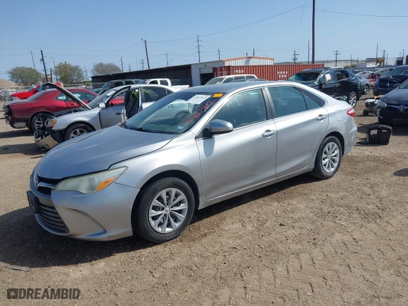 2015 Toyota Camry XLE with VIN 4T4BF1FKXFR515855, listed as a IAAI auction lot 41847812 with 217,317 mi miles. Bid and sale history available at carsss.com. Image 17.