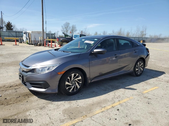 2017 Honda Civic Sedan EX with VIN 19XFC2F79HE066549, listed as a Copart auction lot 51134855 with 50,275 mi miles and Salvage Title. Bid and sale history available at carsss.com. Image 1.