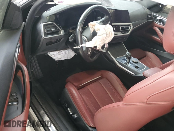 2023 BMW 4 Series 430i with VIN WBA53AP02PCL51281, listed as a Copart auction lot 45535245 with Not provided miles and Clean title. Bid and sale history available at DreamBid. Image 8.