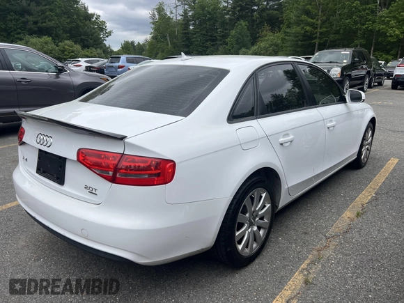 2013 Audi A4 Premium z VIN WAUBFAFL0DN036100, wystawiony jako IAAI lot #42399406 z przebiegiem 137 757 mil mil oraz . Historia ofert i sprzedaży dostępna na DreamBid. Obrazek 4.