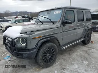 2021 Mercedes-Benz G 550 with VIN W1NYC6BJ9MX418324, listed as a Copart auction lot 38292194 with 14,800 mi miles and . Bid and sale history available at carsss.com. Image 1.
