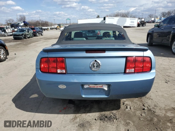 2007 Ford Mustang Deluxe with VIN 1ZVFT84N175260567, listed as a Copart auction lot 50029185 with 99,098 mi miles and Salvage title. Bid and sale history available at DreamBid. Image 6.