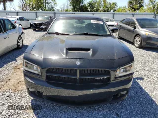 2006 Dodge Charger SRT-8 with VIN 2B3KA73W16H476021, listed as a Copart auction lot 49822835 with 197,111 mi miles and Salvage Title. Bid and sale history available at DreamBid. Image 5.