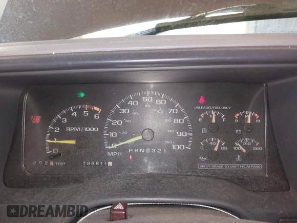 1996 Chevrolet Tahoe z VIN 1GNEK13R3TJ387858, wystawiony jako IAAI lot #41675147 z przebiegiem 196 811 mil mil oraz . Historia ofert i sprzedaży dostępna na DreamBid. Obrazek 7.