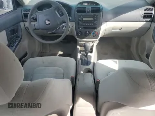 2006 Kia Spectra EX with VIN KNAFE122765228554, listed as a Copart auction lot 78458004 with 154,085 mi miles and Clean Title. Bid and sale history available at carsss.com. Image 8.