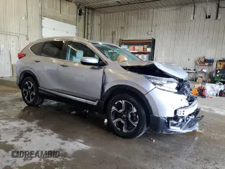 2019 Honda CR-V Touring with VIN 2HKRW2H90KH607364, listed as a Copart auction lot 45844495 with 17,260 mi miles and Salvage Title. Bid and sale history available at carsss.com. Image 4.