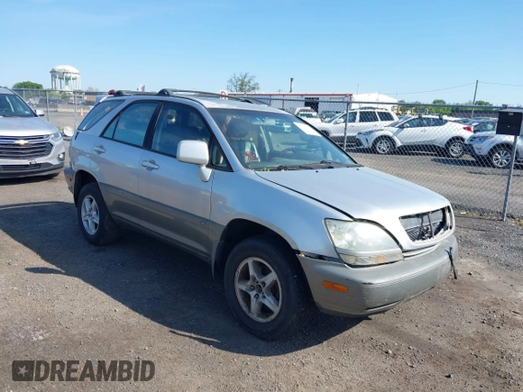 2002 Lexus RX 300 with VIN JTJHF10U120283650, listed as a IAAI auction lot 42231926 with 111,887 mi miles and . Bid and sale history available at DreamBid. Image 1.