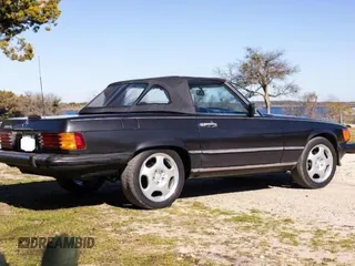 1988 Mercedes-Benz 560 560SL with VIN WDBBA48D6JA089118, listed as a Copart auction lot 78076474 with 154,190 mi miles and Clean Title. Bid and sale history available at carsss.com. Image 4.