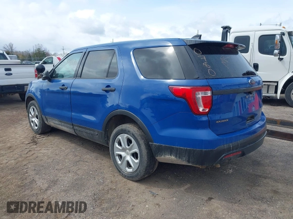 2017 Ford Police Interceptor Utility z VIN 1FM5K8AR4HGA36073, wystawiony jako IAAI lot #42010780 z przebiegiem 152 866 mil mil oraz . Historia ofert i sprzedaży dostępna na DreamBid. Obrazek 3.