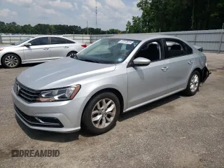 2018 Volkswagen Passat S with VIN 1VWAA7A38JC031853, listed as a Copart auction lot 61913815 with 117,103 mi miles and Salvage title. Bid and sale history available at DreamBid. Image 1.