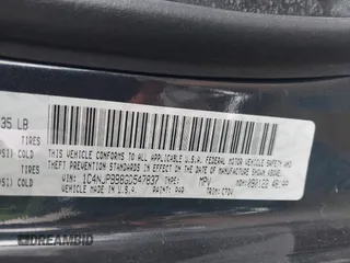 2016 Jeep Patriot Sport with VIN 1C4NJPBB8GD547837, listed as a IAAI auction lot 41556247 with 96,304 mi miles and . Bid and sale history available at carsss.com. Image 9.
