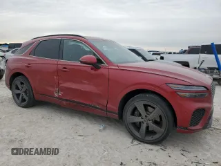2022 Genesis GV70 Sport with VIN KMUMCDTCXNU011073, listed as a Copart auction lot 88661615 with 34,297 mi miles and Salvage title. Bid and sale history available at DreamBid. Image 4.