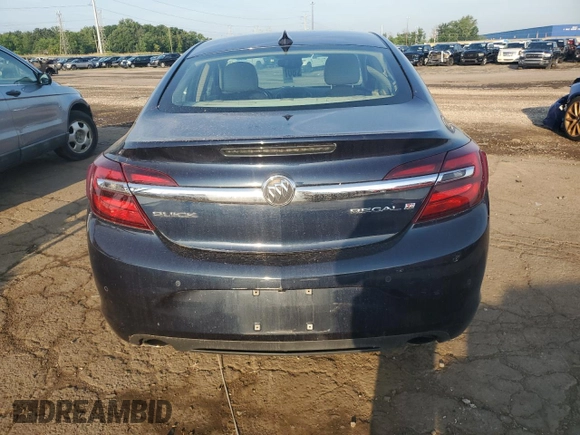 2016 Buick Regal Premium II with VIN 2G4GS5GX4G9163965, listed as a Copart auction lot 61925115 with 54,502 mi miles and Clean title. Bid and sale history available at DreamBid. Image 6.