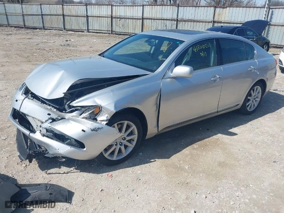 2007 Lexus GS 350 with VIN JTHCE96S370006511, listed as a IAAI auction lot 41866011 with 166,177 mi miles. Bid and sale history available at carsss.com. Image 2.