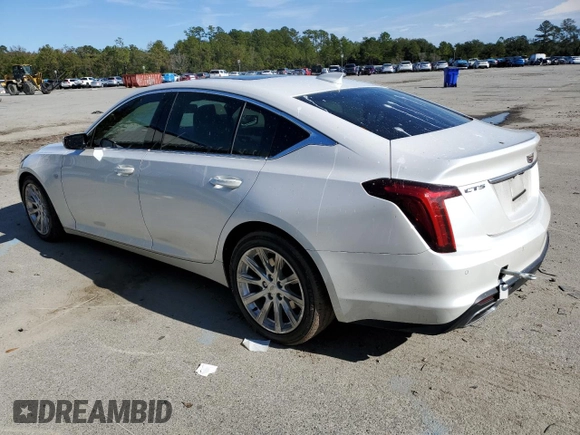 2022 Cadillac CT5 Luxury with VIN 1G6DW5RK7N0121118, listed as a Copart auction lot 78267973 with 32,015 mi miles. Bid and sale history available at carsss.com. Image 2.