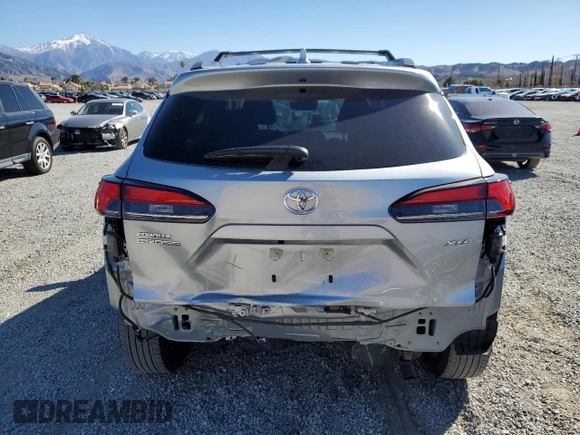 2024 Toyota Corolla Cross XLE с VIN 7MUDAAAG3RV085206, выставлен на аукционе Copart как лот 46129215 с пробегом 16 472 миль миль и Списание • Salvage title. История ставок и продаж доступна на DreamBid. Изображение 6.