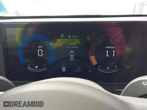 2024 Hyundai Kona SEL with VIN KM8HBCAB1RU090307, listed as a IAAI auction lot 41757473 with 10,112 mi miles and . Bid and sale history available at DreamBid. Image 7.