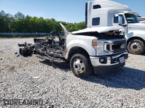 2022 Ford F-350 XL with VIN 1FT8W3DT9NEC55408, listed as a Copart auction lot 51697945 with Not provided miles and Non repairable. Bid and sale history available at DreamBid. Image 4.