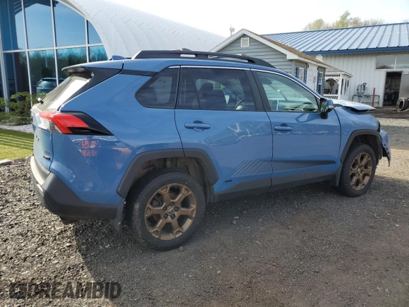 2023 Toyota RAV4 Hybrid XLE with VIN 2T3UWRFV1PW151099, listed as a Copart auction lot 54899775 with 83,437 mi miles and Salvage title. Bid and sale history available at DreamBid. Image 3.