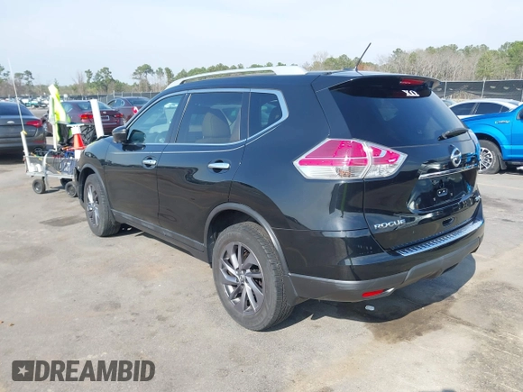 2016 Nissan Rogue SV with VIN 5N1AT2MV6GC789773, listed as a IAAI auction lot 41790816 with 94,901 mi miles and . Bid and sale history available at carsss.com. Image 3.
