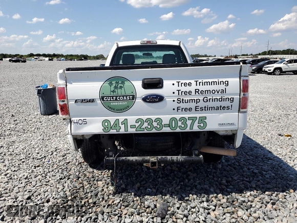 2013 Ford F-150 XL with VIN 1FTNF1CF1DKE06924, listed as a Copart auction lot 54252525 with 222,384 mi miles and Salvage title. Bid and sale history available at DreamBid. Image 6.