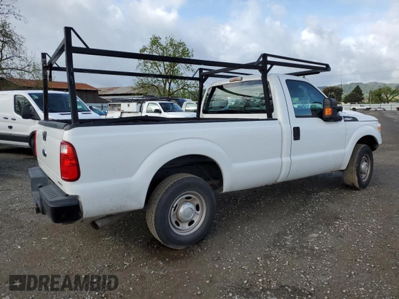 2014 Ford Super Duty F-250 SRW XL with VIN 1FTBF2A61EEB66169, listed as a Copart auction lot 49995335 with 122,399 mi miles and Salvage Title. Bid and sale history available at carsss.com. Image 3.