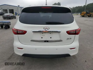 2013 Infiniti JX35 with VIN 5N1AL0MM6DC324143, listed as a Copart auction lot 72313904 with 112,051 mi miles and Salvage Title. Bid and sale history available at carsss.com. Image 6.