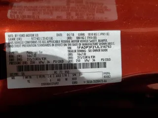 2018 Ford Focus SE with VIN 1FADP3F21JL316763, listed as a Copart auction lot 50241445 with 104,830 mi miles and Salvage Title. Bid and sale history available at carsss.com. Image 12.