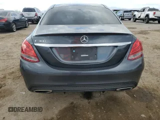 2015 Mercedes-Benz C 300 with VIN 55SWF4JB8FU086246, listed as a Copart auction lot 55706575 with Not Provided miles and Salvage Title. Bid and sale history available at DreamBid. Image 6.