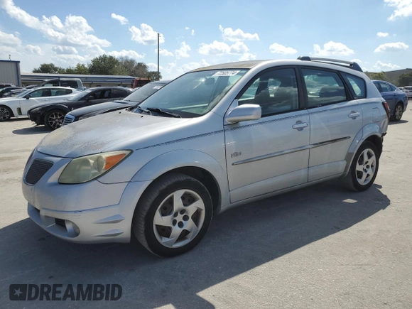 2005 Pontiac Vibe with VIN 5Y2SL63835Z424554, listed as a Copart auction lot 72505774 with 95,178 mi miles and Salvage Title. Bid and sale history available at carsss.com. Image 1.