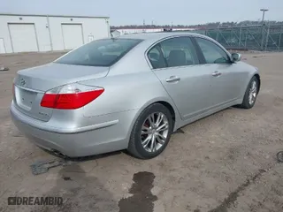 2011 Hyundai Genesis with VIN KMHGC4DE5BU119950, listed as a IAAI auction lot 41609374 with 103,525 mi miles. Bid and sale history available at carsss.com. Image 4.