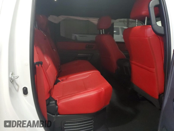 2024 Toyota Tundra TRD Pro Hybrid with VIN 5TFPC5DB7RX081484, listed as a Copart auction lot 57246415 with 12,819 mi miles and Salvage title. Bid and sale history available at DreamBid. Image 10.