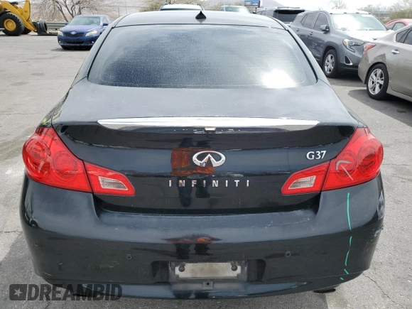 2012 Infiniti G37 Sedan Journey with VIN JN1CV6AP7CM931222, listed as a Copart auction lot 50381985 with 134,661 mi miles and Salvage Title. Bid and sale history available at carsss.com. Image 6.